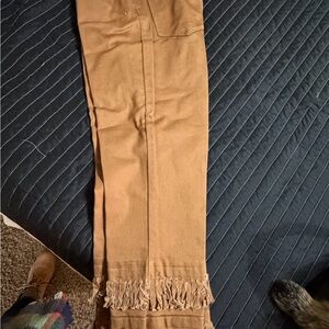 John Mark Fringe Hem Pants